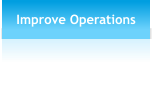 Improve Operations